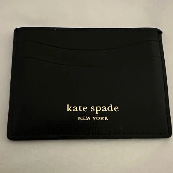 Kate Spade Black Card Wallet - Picture 1 of 3